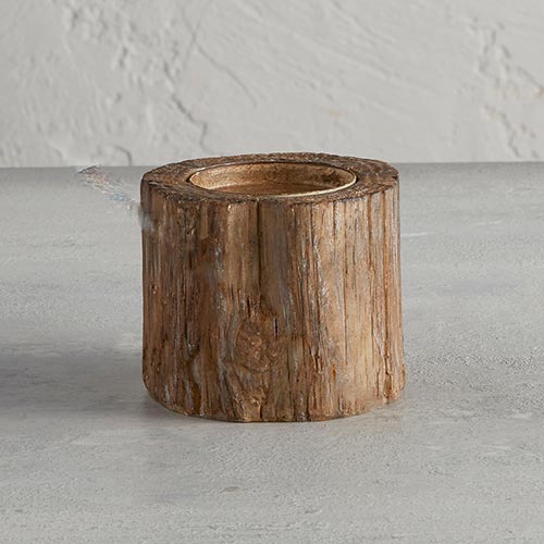 Bark Candle Holder - Small