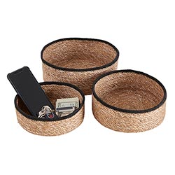 Round Basket - Black Rim
