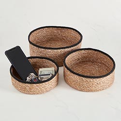 Round Basket - Black Rim