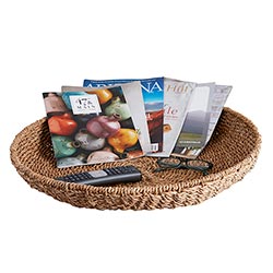 Seagrass Round Tray - Large