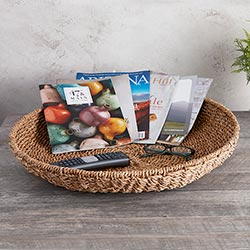 Seagrass Round Tray - Large