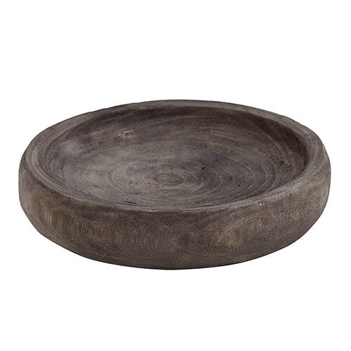 Paulownia Wood Bowl - 6" Charcoal