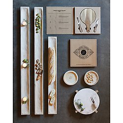 Paulownia Baguette Tray - Large - Natural
