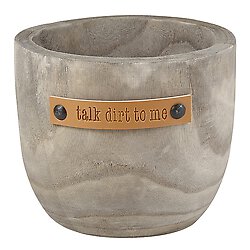 Wood Planter - Talk Dirt To Me