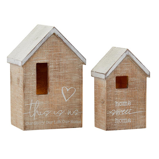 Wooden House Set - Home