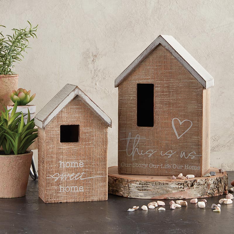 Wooden House Set - Home