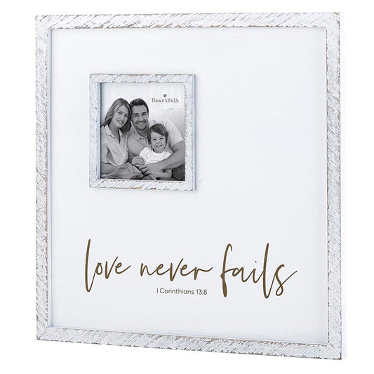 Photo Frame - Love Never Fails