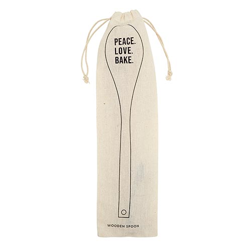 Wooden Spoon - Peace. Love. Bake