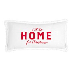 I'll Be Home For Christmas - Lumbar Pillow
