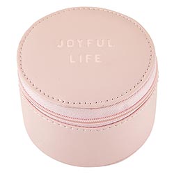 Vegan Leather -Travel Table Clock with Alarm - Joyful Life