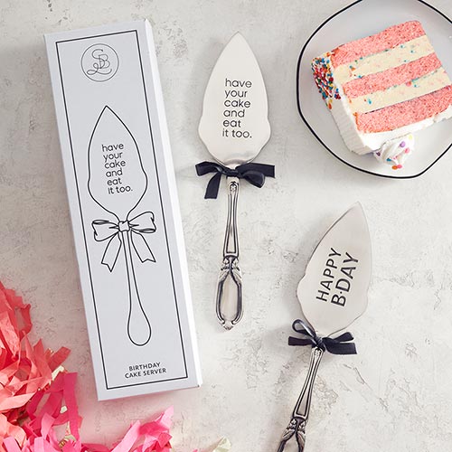 Birthday Cake Server - Happy B-day