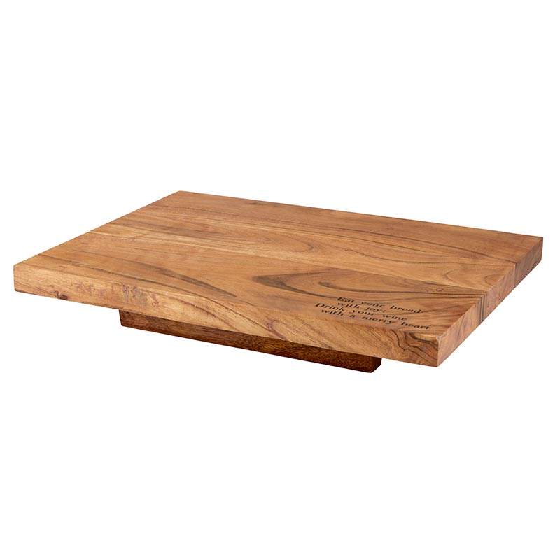 Wood Serving Tray - Eat Bread