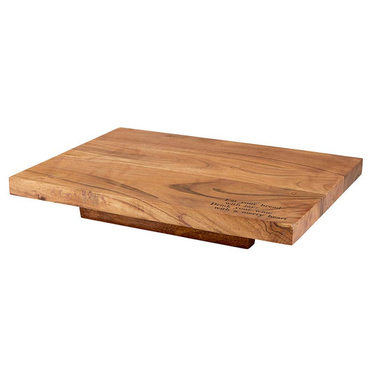 Wood Serving Tray - Eat Bread
