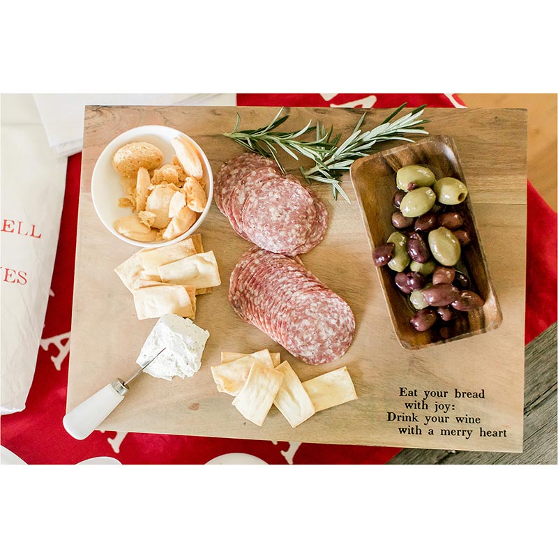 Wood Serving Tray - Eat Bread