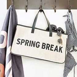 Canvas Tote Spring Break