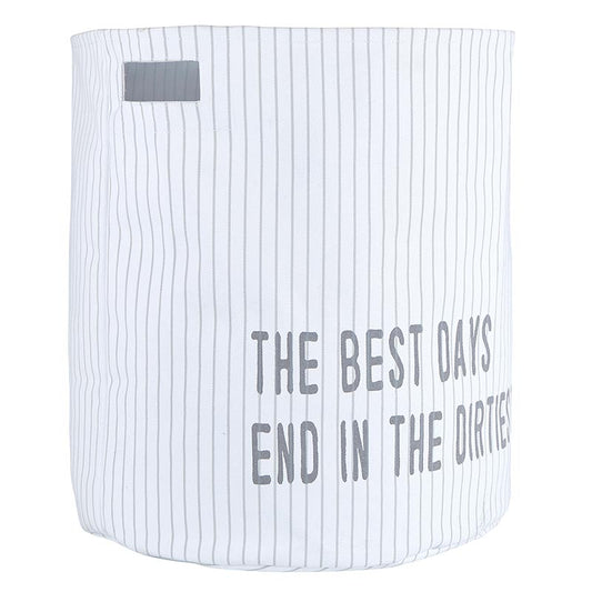 Canvas Hamper - Large - The Best Days