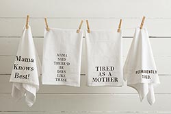 Thirsty Boy Mom Towel - Tired As a Mother