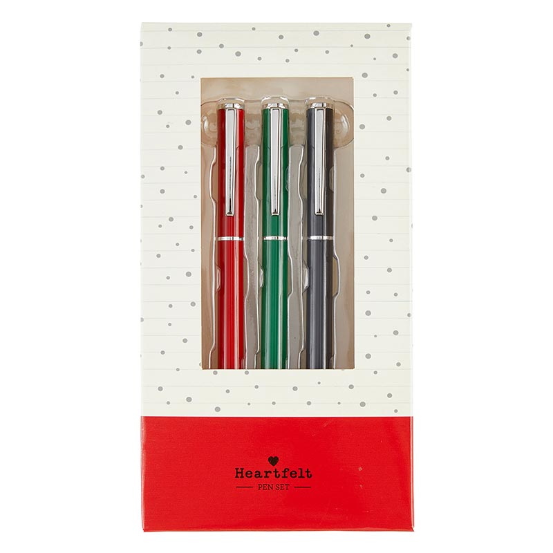 Pen Set - Christmas (3pc)