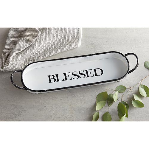 Oval Tray - Blessed