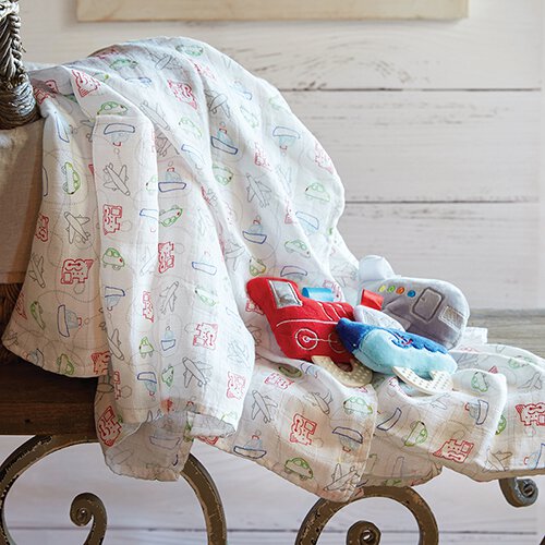Swaddle Blanket - Transportation
