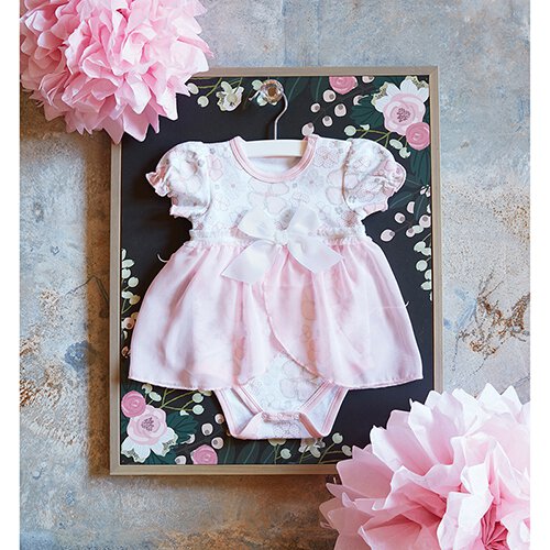 Dress - Playful Posies, 0-3 months