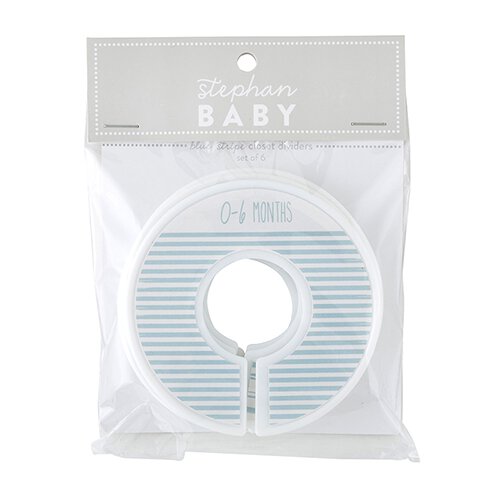 Closet Dividers - Blue Stripe
