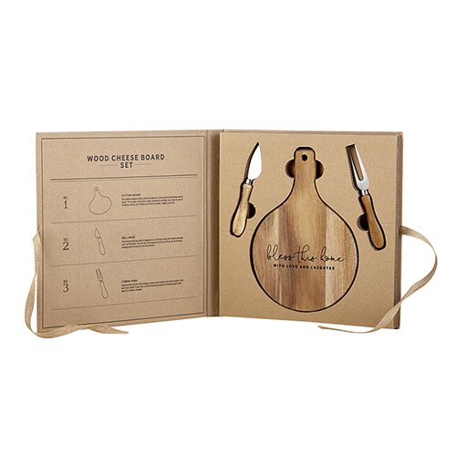 Wood Cheese Board - Bless This Home