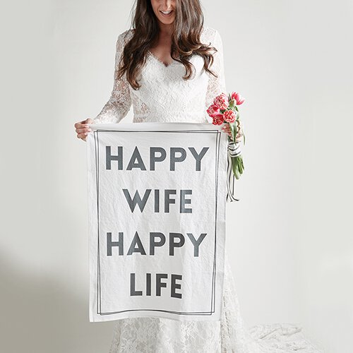 Tea Towel - Happy Wife
