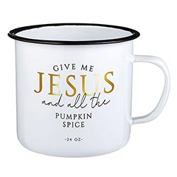 Enamel Mug - Jesus Pumpkin Spice