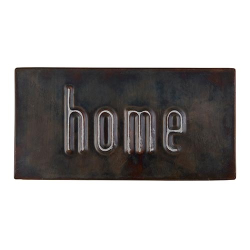 Metal Box Sign-Home