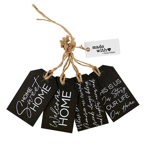 Wood Tag Set - Home Sweet Home