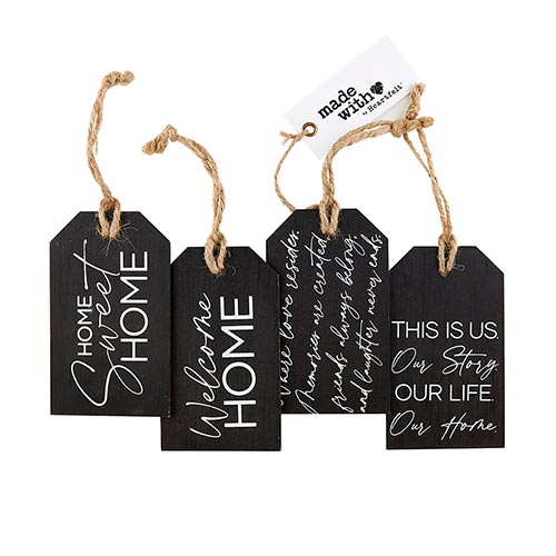 Wood Tag Set - Home Sweet Home
