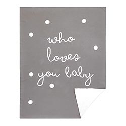 Blanket Gift Set - Who Loves You Baby