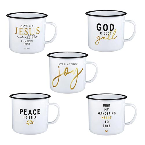 Enamel Mug - Peace Be Still