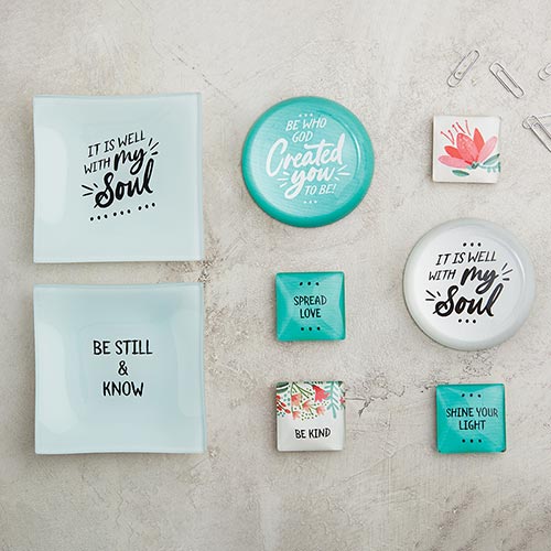 Trinket Tray - Square - Be Still & Know