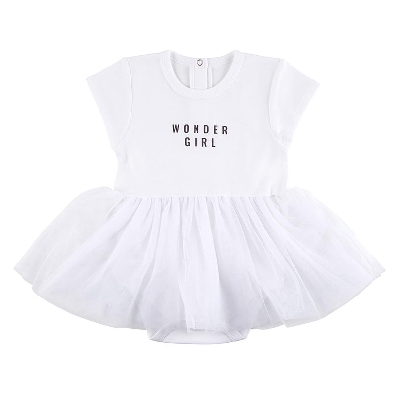 Snap-shirt Tutu Dress - Wonder Girl