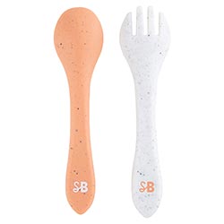 Silicone Spoon + Fork - Taco