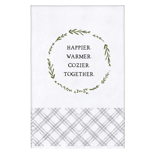 Tea Towel - Happier