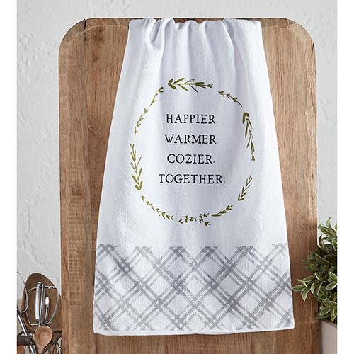 Tea Towel - Happier