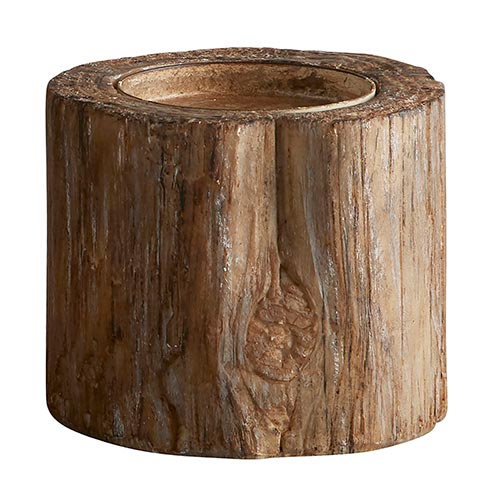 Bark Candle Holder - Small