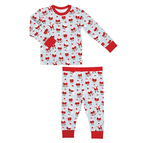 Pajama Set - 2pc - Santa, 6-12 months