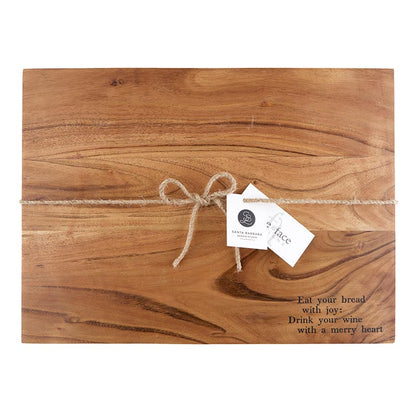 Wood Serving Tray - Eat Bread